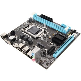 Annadue Micro ATX Motherboard für LGA1155 Sockel mit DDR3 RAM, M.2 NVMe NGFF, 3 Phasen Stromversorgung, VGA HD Ausgang