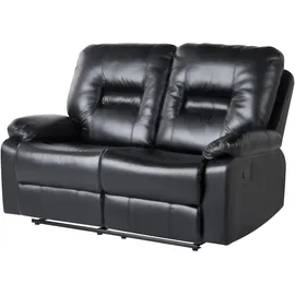 Beliani Sofa manuell verstellbar 2-Sitzer Bergen