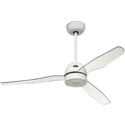 CasaFan Libelle Deckenventilator  (Ø) 132 cm Flügelfarbe: Transparent Gehäusefarbe (Details): Lack-W