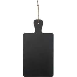 VEPATIM 3 Wand-Kreidetafel "Naturstein" aus Schiefer schwarz zum Aufhängen 18 x 34cm