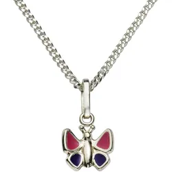 Zeeme for Kids Hals-Kette 925 Sterling Silber Lack pink lila