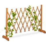 Relaxdays Rankgitter aus Holz 180 x 73 x 28 cm Orange