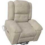 Fernsehsessel, Braun, Metall, 102x106x93 cm, Wohnzimmer, Sessel, Fernsehsessel