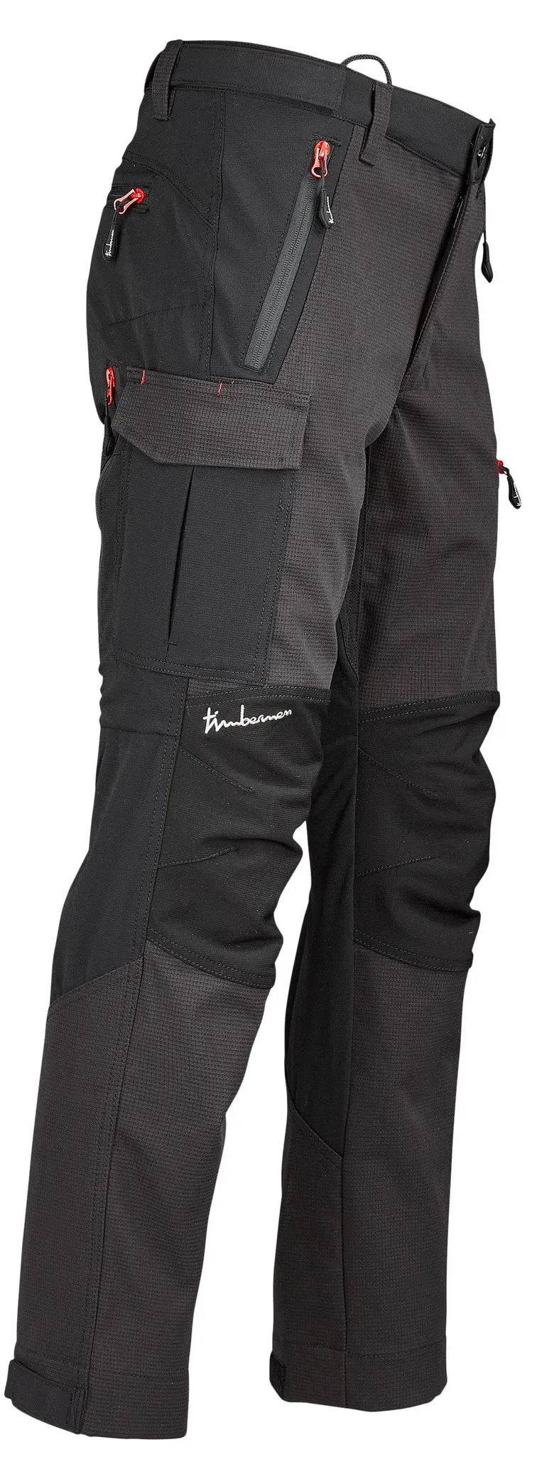 Timbermen Outdoorhose Rip-Stop, schwarz, XXL