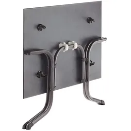Sieger Boulevard Klapptisch 120x80cm Stahl/Polytec Dunkelgrau