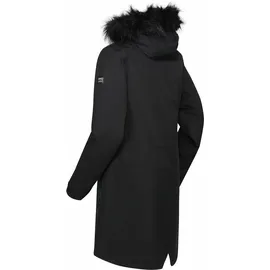 Regatta Serleena II Parka für Damen Wasserdicht mit Kapuze , Farbe:Schwarz, Größe:38 - Schwarz 38