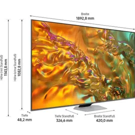 Samsung GQ85Q80D 85" QLED 4K Tizen Smart TV Q80D