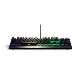 SteelSeries Apex 5 Tastatur - Tastenweise RGB-Beleuchtung - Oled Smart-Display - Amerikanisch (QWERTY) Layout, Schwarz