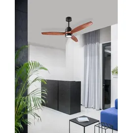 Nova Luce Sabal LED Ventilator 0 cm Schwarz/Braun