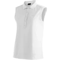 Maier Sports Ulrike ärmelloses Polo - White - 2XL