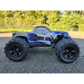 AMEWI RC-Auto Hyper GO Monstertruck brushed 4WD mit GPS 1:16 RTR blau