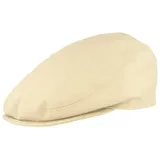 Bullani Schiebermütze wasserabweisende Schiebermütze Flatcap beige XXL