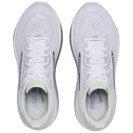 Brooks Ghost 18 Damen White/Purple Hebe/Green 41