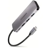 AXAGON HMC-5 USB 3.2 Gen 1 (3.1 Gen 1) Type-C, 100 W, 1.4/2.3, MMC, MMC Mobile,