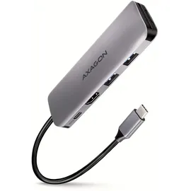 AXAGON HMC-5 USB 3.2 Gen 1 (3.1 Gen 1) Type-C, 100 W, 1.4/2.3, MMC, MMC Mobile,