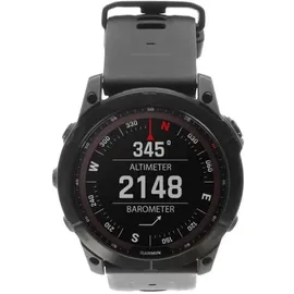 Garmin fenix 7X Sapphire Solar schwarzes DLC-Titan mit schwarzem Armband