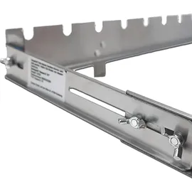 Grillpeter Drehspieß Ø 80 cm Edelstahl silber