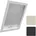 Woltu Thermorollo Dachfenster 93 x 93 cm grau