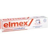 elmex Zahnpasta mentholfrei mit Faltschachtel 75 ml