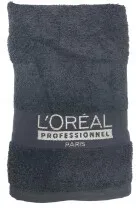 Loreal Handtuch-Set mit Logo 6 Stück 49x86 cm schwarz