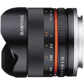 Samyang 8mm F2,8 Fisheye UMC II Fuji X schwarz