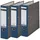 Leitz Wolkenmarmor-Ordner DIN A4 80 mm Blau 3 St.