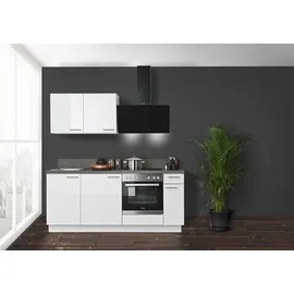 kochstation Küchenzeile KS-Scafa 200 cm weiß