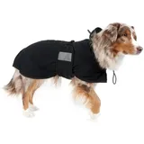 Back-On-Track-Hundemantel, 29 cm, Schwarz