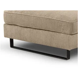xonox Eckcouch Polyester L-Form 3-Sitzer Beige