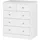 Wohnling Kommode 60 x 70 x 35 cm Weiß