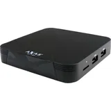 axas A1 HD 4K UHD Android 10 IP Receiver (Dual-WiFi, LAN, HDMI, USB 2.0, MicroSD, Schwarz)