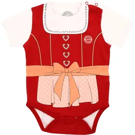 FC Bayern München I Body Dirndl I Baby I Rot I 86 - 86