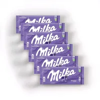 Milka Alpenmilch - Schokolade - 6 Tafeln je 90 Gramm - 6x90g