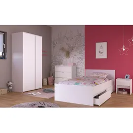 Parisot Pirouette 90 x 200 cm Weiss/Rosa