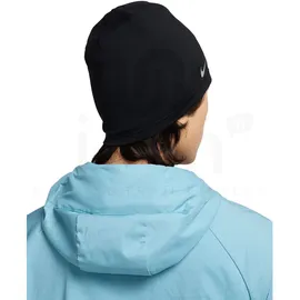 Nike Peak Dri-Fit Uncuffed Beanie Schwarz/Silber