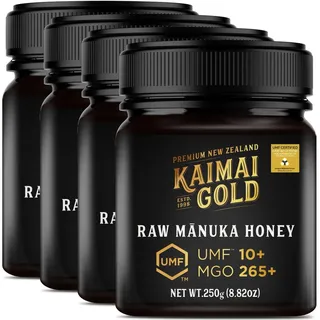 Kaimai Gold MGO 263+ / UMF 10+ Manuka Honig * 1000g (= 4x 250g) Premium Monofloral UMF® Certified Neuseeland ManukaHonig * 250 300 310 356 400