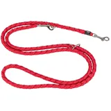 Trixie Cavo V-Leine S–M, 2,00 m / 12 mm rot - verstellbare Leine für Outdooraktivitäten - für kleine bis mittelgroße Hunde - 143503 Hunde-/Katzenleine 2 Hund