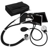 NCD Medical/Prestige Medical Set mit Aneroid-Manometer und Doppelkopf-Stethoskop, Schwarz