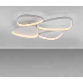 Schöner Wohnen Pebbles 1x LED-Board 35,5W rund oval weiß