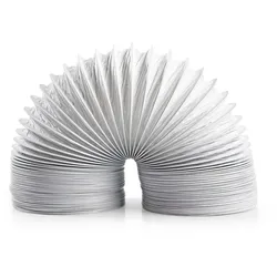 Nedis Abluftschlauch PVC - 100 mm - 3.00 m - Passend für: Air Ventilation / Tumble Dryers - Weiss