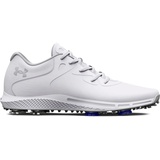 Under Armour Women's Ua Charged Breathe 2 Golf Shoes White/Metallic Silver 37.5