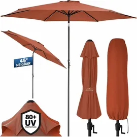 Kingsleeve Gartenschirm Ø 300 cm terracotta