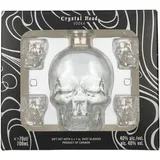 Crystal Head Vodka 40% Vol. 0,7l in Geschenkbox mit 4 Shotgläsern