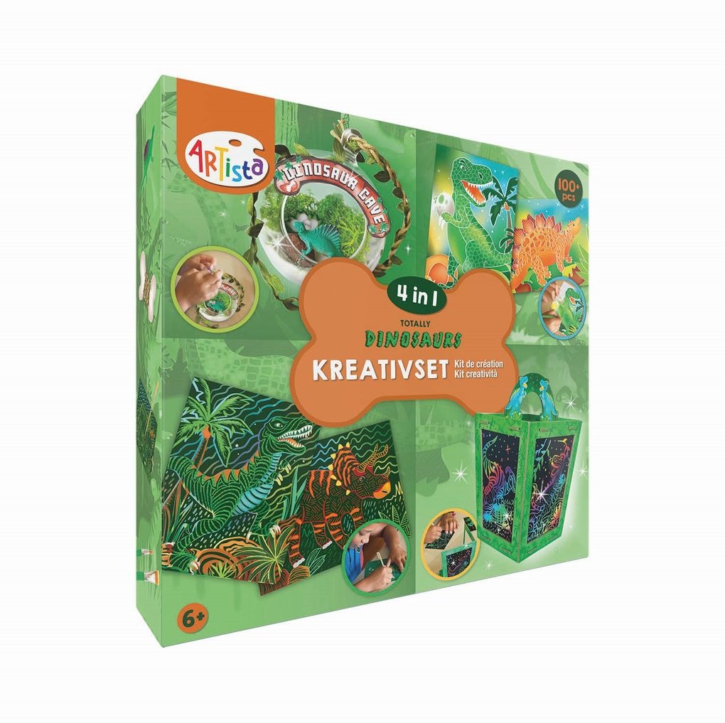 Preisvergleich Produktbild Artista - Kreativset Dinosaurier 4in1 / Artista / Sonstige