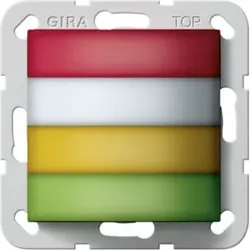 Gira Zimmersignalleuchte Rot/Weiß/Gelb/Grün 594400