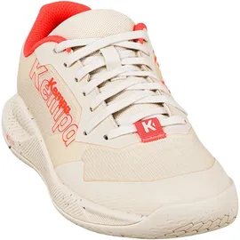 Kempa Kourtfly Two W in beige/fluo rot - Gr.: 7