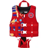 Boglia Kinder Schwimmweste Kleinkind Schwimmweste Schwimmweste mit verstellbarem Sicherheitsgurt, Schwimmwesten für Alter 1-9 Jahre/22-50Lbs