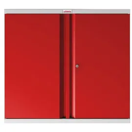 Phoenix Stahlschrank SCL0891GRK grau, rot 91,5 x 37,0 x 83,0 cm, zerlegt