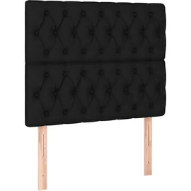 vidaXL Boxspringbett 100 x 200 cm Schwarz