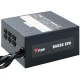 iTek PC-Netzteil BS650 EVO 650W mit 80Plus-Bronze-Zertifizierung – Aktives PFC – 12-cm-HDB-Lüfter – Teilmodular